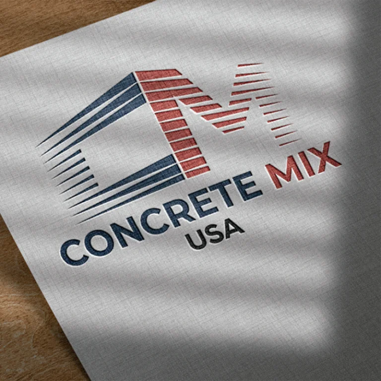 Folder with Concrete Mix logo